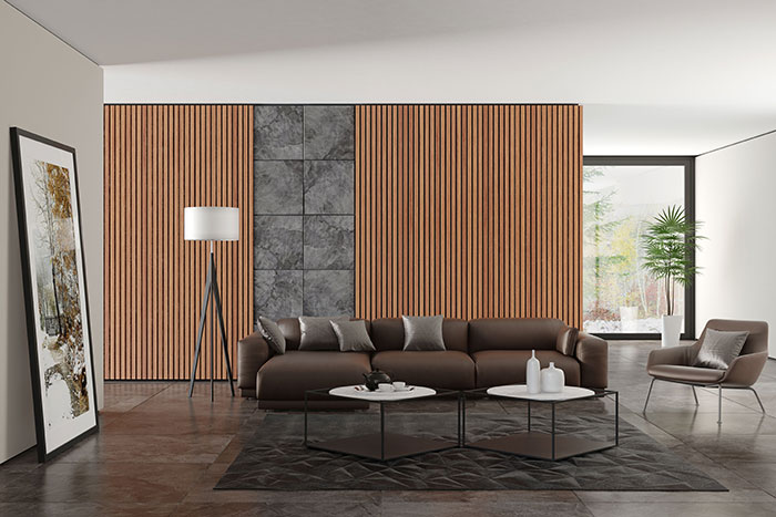 Revestimiento Muro de Madera Natural